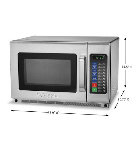 10 inch height microwave